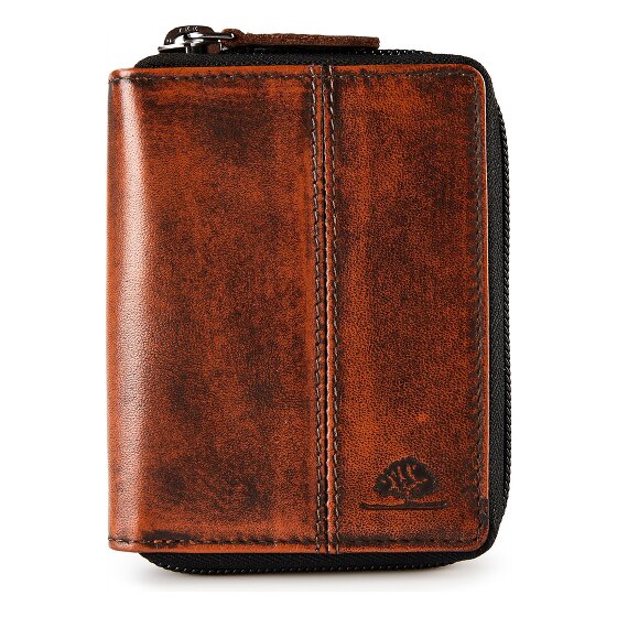 Greenburry Destressed Cartera Protección RFID Piel 10.5 cm