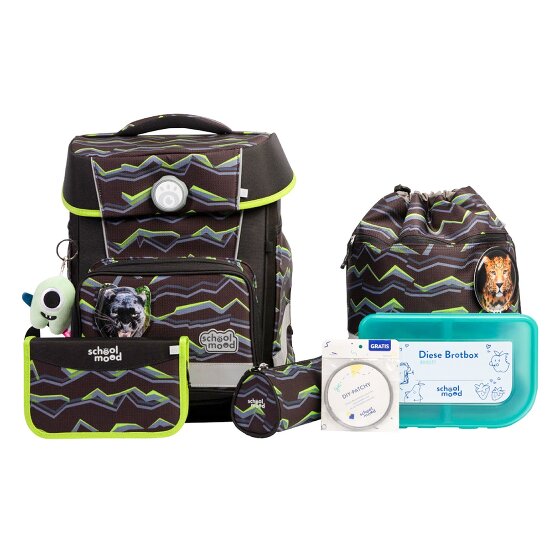 School-Mood Champion Maxx Pro Mila Juego de mochilas escolares 7 piezas