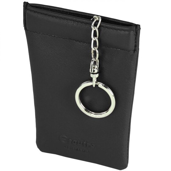 Esquire Estuche para llaves de cuero con logotipo de 8 cm
