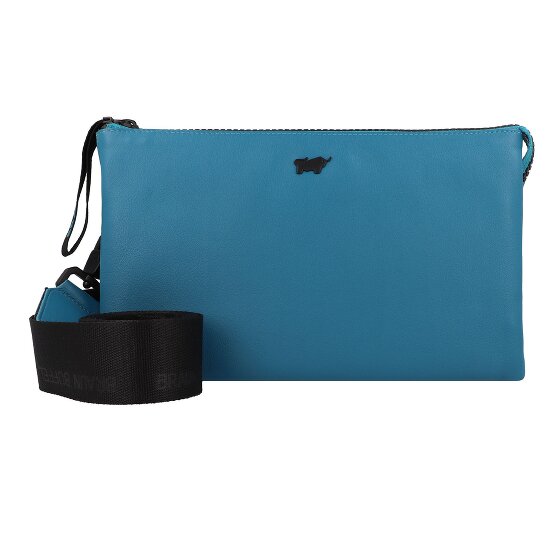 Braun Büffel Capri Bolsa de hombro Protección RFID Piel 23 cm