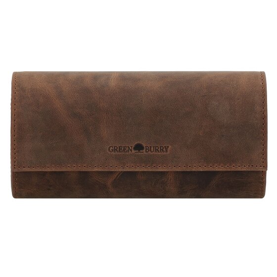 Greenburry Caja reloj vintage cuero 21,5 cm