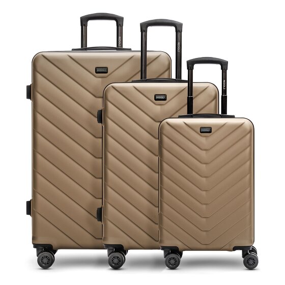 Redolz Essentials 07 3-SET 4 ruedas Juego de maletas 3 piezas