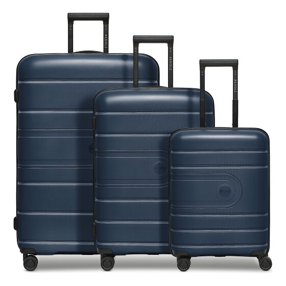 Redolz Essentials 11 4 ruedas Juego de maletas 3 piezas con pliegue de expansión
