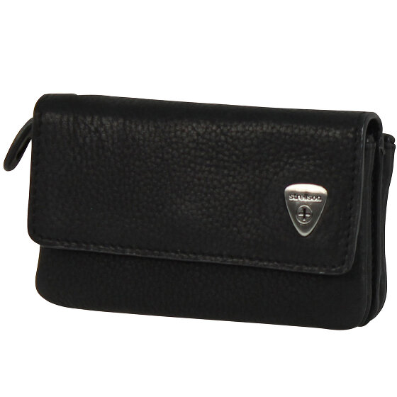Strellson Estuche para llaves Harrison de cuero 12 cm