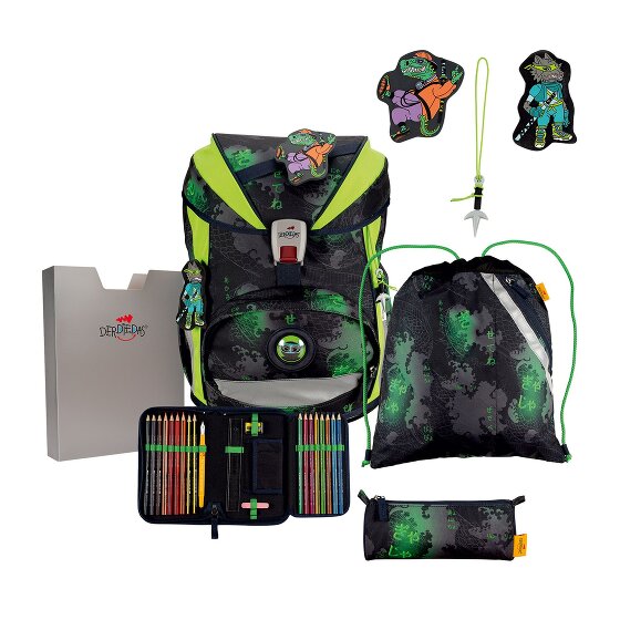 DerDieDas Juego de mochilas escolares Ergoflex Superlight 5pcs.