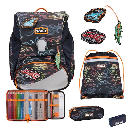 Scout Alpha Safety Light Juego de mochilas escolares 5 piezas