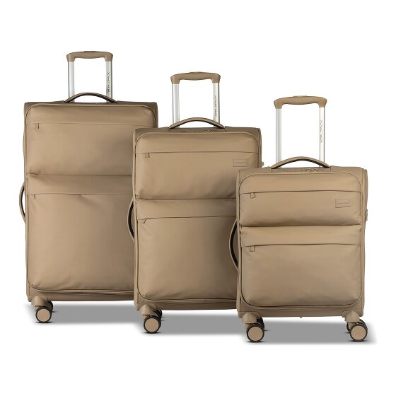 Worldpack Kyoto 4 ruedas Set de maletas 3 piezas Con fuelle expandible