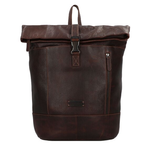 Jack Kinsky Porto Mochila de día Piel 43 cm Compartimento para el portátil