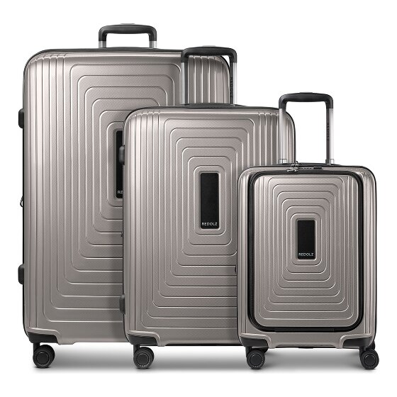 Redolz Essentials 14 4 ruedas Set de maletas 3 piezas Con fuelle expandible