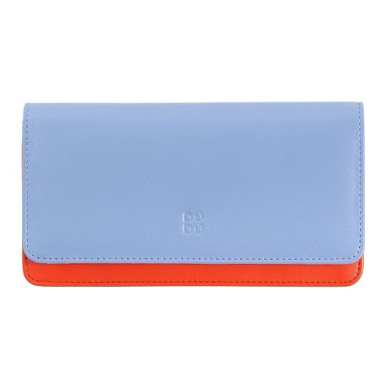 DuDu Billetera de cuero RFID 17,5 cm