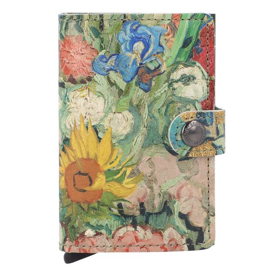 Secrid Estuche para tarjetas de crédito Art RFID de cuero 6 cm