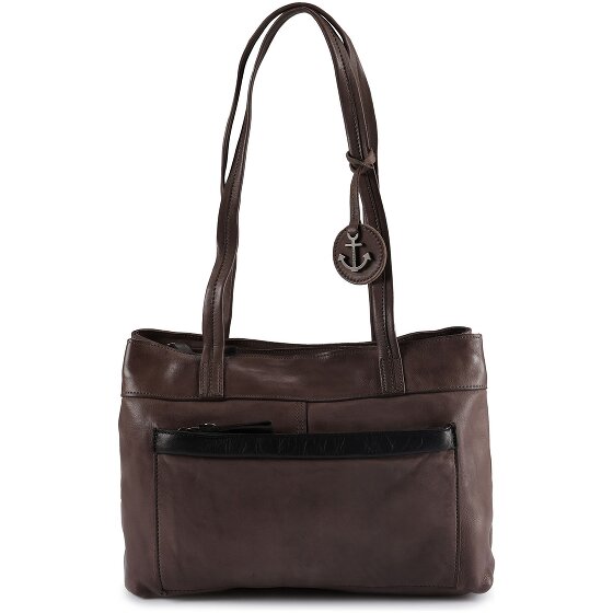 Harbour 2nd Urban Poets Zea Bolsa de compras Piel natural 33 cm