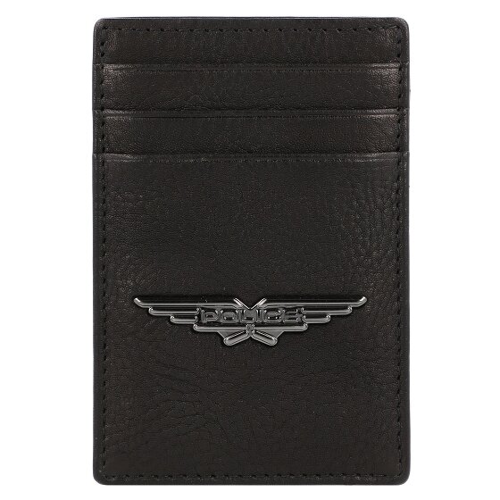 Police PT150-08536 Tarjetero piel 7 cm con pinza para billetes