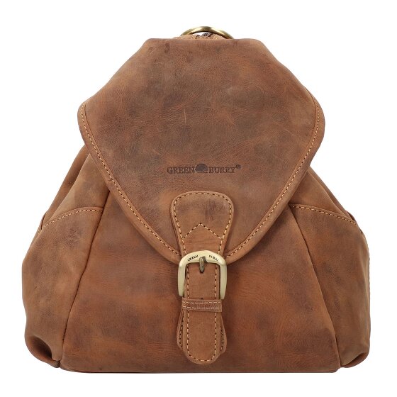 Greenburry Mochila City Vintage de cuero 28 cm