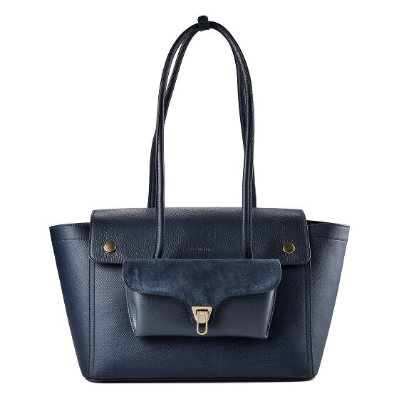 Coccinelle Double Beat Bolsa de hombro Piel natural 33 cm