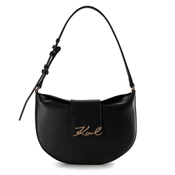 Karl Lagerfeld Signature Bolsa de hombro Piel 27 cm