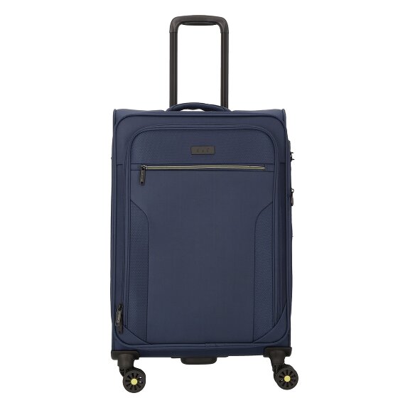 d&n Travel Line 9704 4 ruedas Carrito M 68 cm con pliegue de expansión