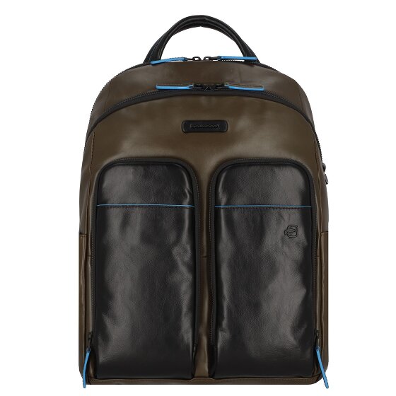 Piquadro Mochila Revamp Azul RFID Piel 39 cm Compartimento para portátil