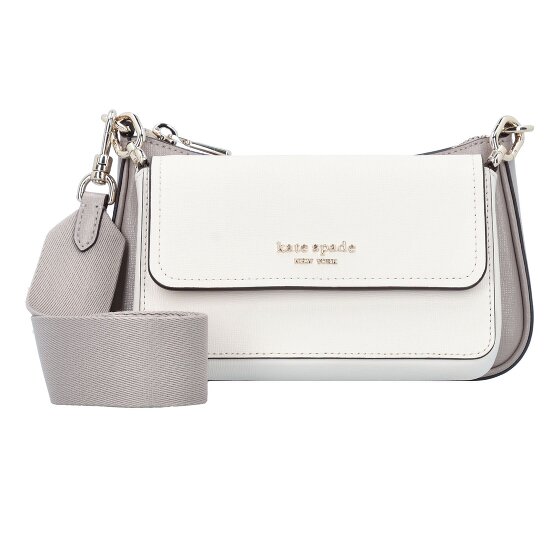 Kate Spade New York Double Up Bolsa de hombro Piel 20 cm