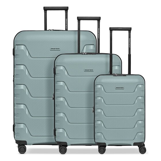 Smartbox Edition 01 4 ruedas Juego de maletas 3 piezas con pliegue de expansión