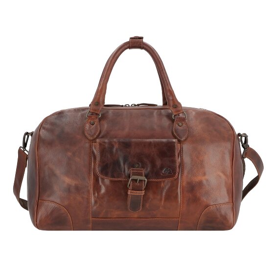 Greenburry Rugged Bolsa de viaje Weekender Piel 48 cm