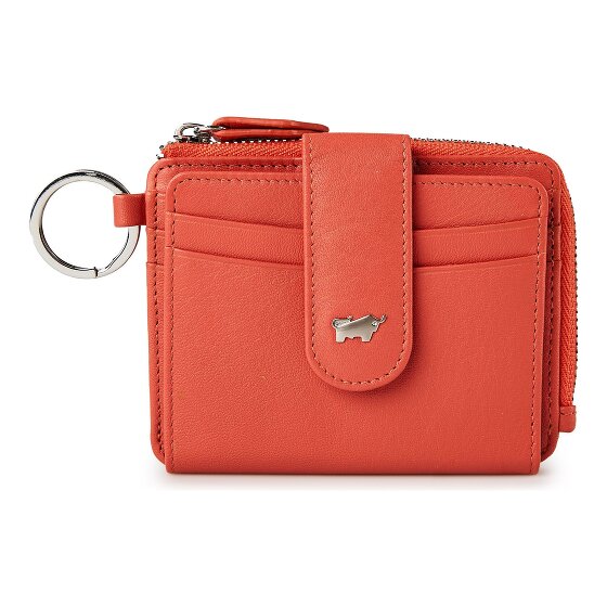 Braun Büffel Joy Estuche para tarjetas de crédito Protección RFID Piel 11 cm