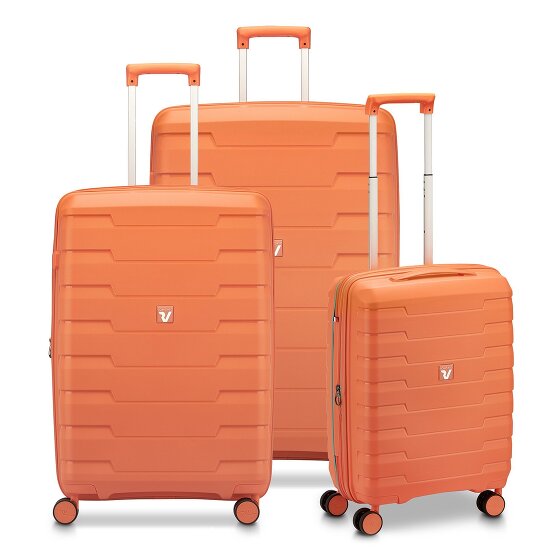 Roncato Skyline 2.0 4 ruedas Juego de maletas 3 piezas con pliegue de expansión