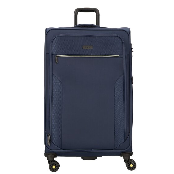 d&n Travel Line 9704 4 ruedas Carrito L 78 cm con pliegue de expansión