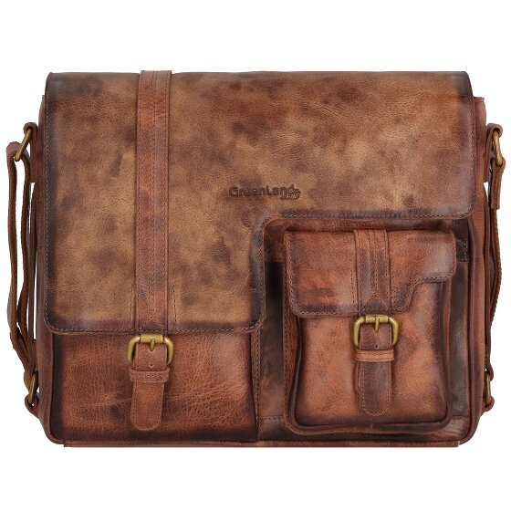 Greenland Nature Bolso de cuero Mascu & Line 30 cm