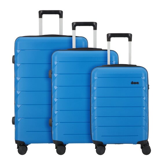 d&n Travel Line 4100 4 ruedas Juego de maletas 3 piezas