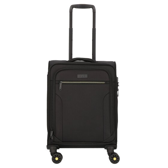 d&amp;n Travel Line 9704 4 ruedas Carro de la cabina S 55 cm con pliegue de expansión