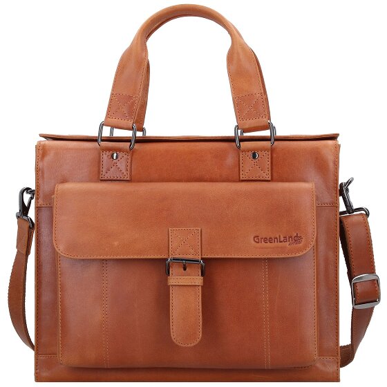 Greenland Nature Maletín Light Nature Piel 38 cm