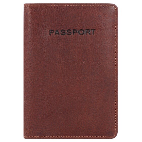 Burkely Antique Avery Funda para pasaporte RFID Piel 10 cm