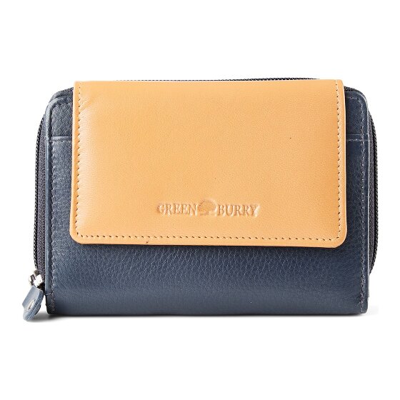 Greenburry Nappa Cartera Protección RFID Piel 14 cm