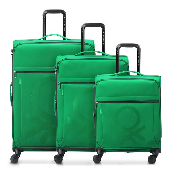 Delsey Paris x United Colors of Benetton Colour Block Juego de maletas de 4 ruedas 3 pcs.
