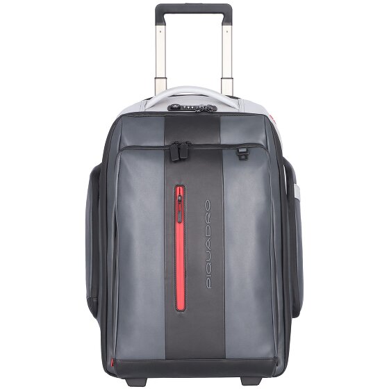 Piquadro Mochila Trolley Urban de 2 ruedas Piel 54 cm Compartimento para portátil