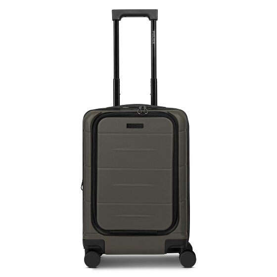 Police London 4 ruedas Trolley de cabina 55 cm Compartimento para laptop Con fuelle expandible