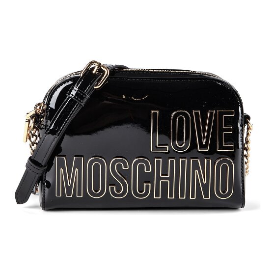 Love Moschino Enameled Logo Bolsa de hombro 20 cm