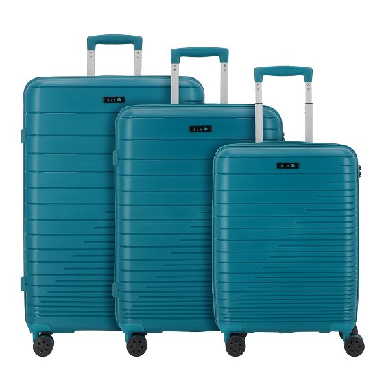 d&n Travel Line 4600 4 ruedas Juego de maletas 3 piezas