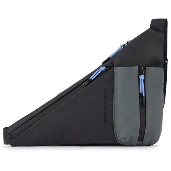 Piquadro Bolsa de hombro con pinchos 44 cm