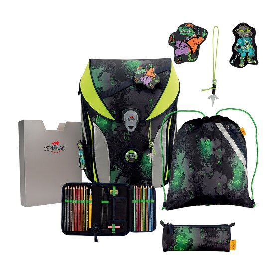 DerDieDas ErgoFlex Max Juego de mochilas escolares 5 piezas
