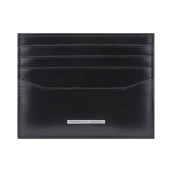 Porsche Design Estuche clásico para tarjetas de crédito de cuero RFID de 10 cm