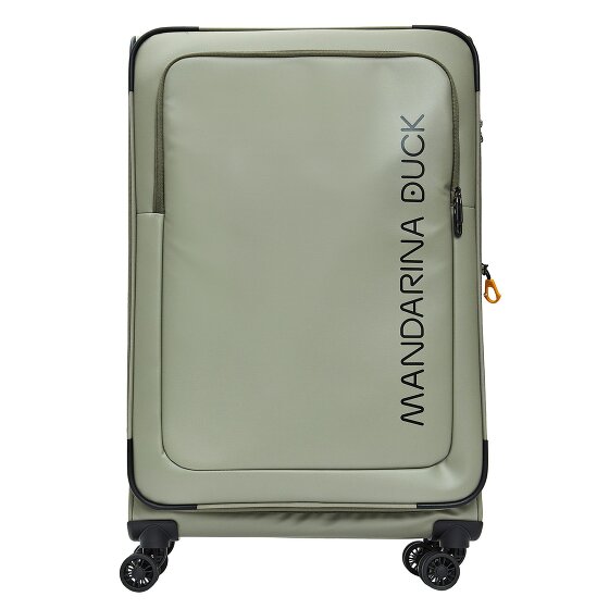 Mandarina Duck Eco Coated 4 ruedas Trolley L 78 cm Con fuelle expandible