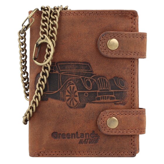 Greenland Nature Billetera Montenegro de cuero RFID 9 cm