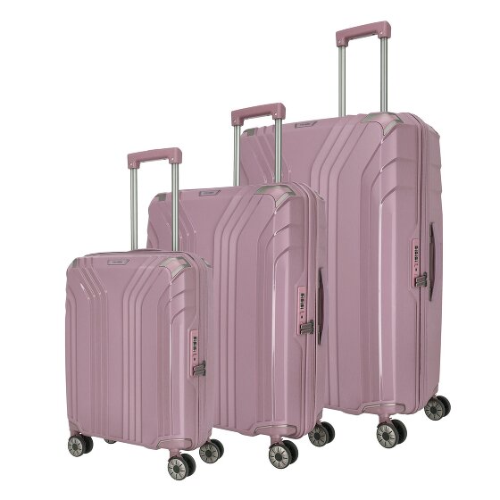 Travelite Elvaa 4 Roll Suitcase Set 3pcs.