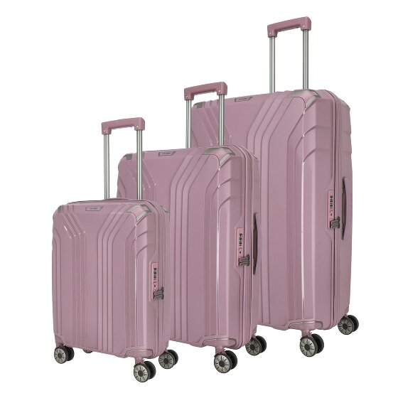 Travelite Elvaa 4 Roll Suitcase Set 3pcs.