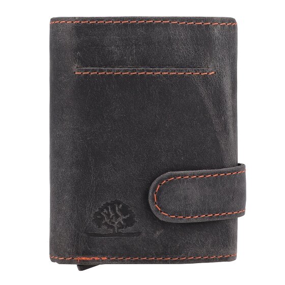 Greenburry Cartera original vintage de cuero RFID de 8,5 cm