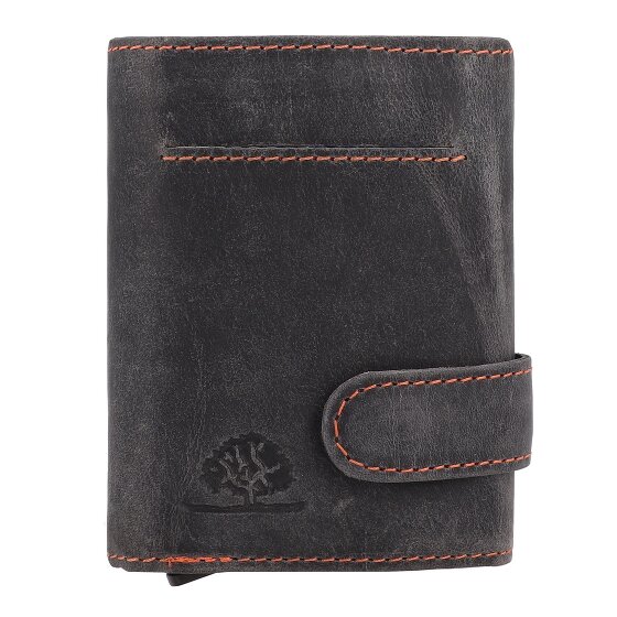 Greenburry Cartera original vintage de cuero RFID de 8,5 cm