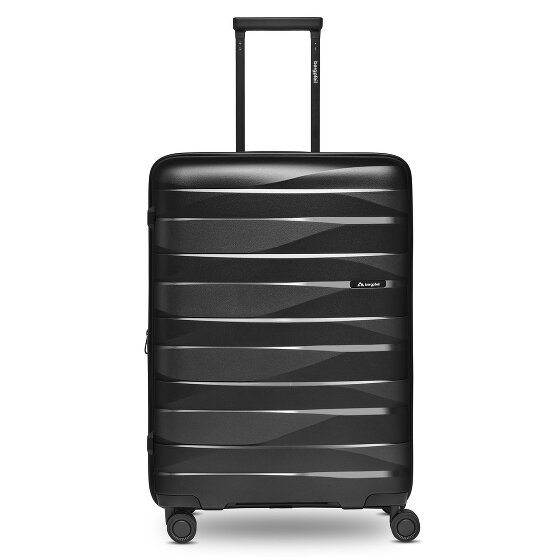 Bergpfeil Trolley de viaje de 4 ruedas M 66 cm con pliegue de expansión