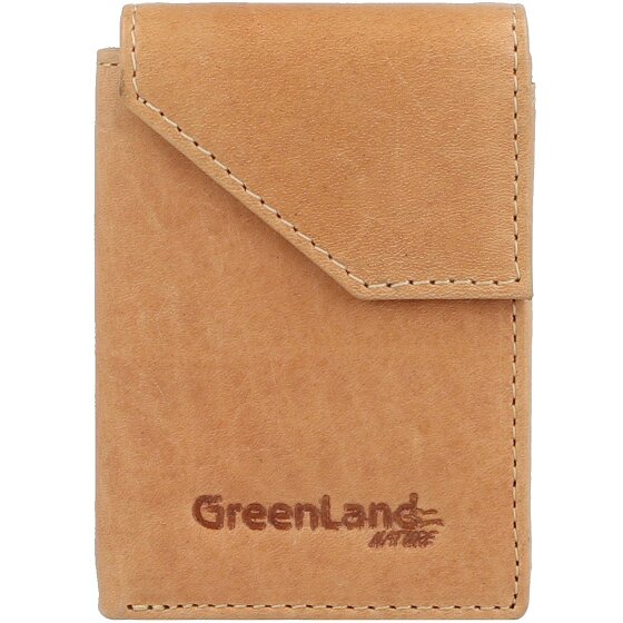 Greenland Nature Billetera de cuero RFID 7 cm